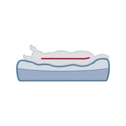 Trixie Vital Matratze Bendson - Dunkelbraun/Beige -KONG Verkaufsgeschäft trixie vitaal matras bendson donkerbruinbeige 178699 0500 none